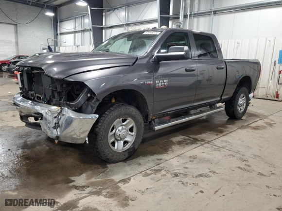 2014 Ram 2500 Tradesman with VIN 3C6UR5CJ9EG321313, listed as a Copart auction lot 87445374 with 247,578 mi miles and Salvage Title. Bid and sale history available at carsss.com. Image 1.