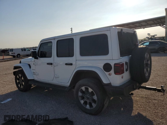 2021 Jeep Wrangler Unlimited Sahara High Altitude z VIN 1C4HJXEG4MW647079, wystawiony jako Copart lot #80202154 z przebiegiem 92 490 mil mil oraz Czysty tytuł • Clean title. Historia ofert i sprzedaży dostępna na DreamBid. Obrazek 2.