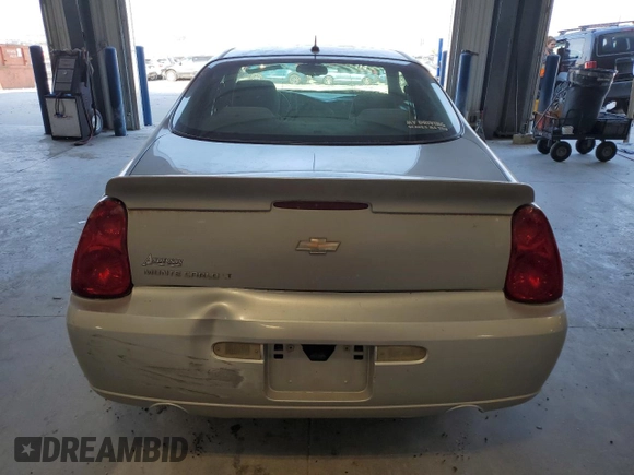 2006 Chevrolet Monte Carlo LT 3.9L z VIN 2G1WK151569330350, wystawiony jako Copart lot #54158595 z przebiegiem Nie podano mil oraz Szkoda całkowita • Salvage title. Historia ofert i sprzedaży dostępna na DreamBid. Obrazek 6.