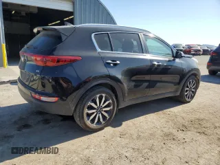 2018 Kia Sportage EX with VIN KNDPN3AC1J7384535, listed as a Copart auction lot 56664255 with 109,560 mi miles and Salvage title. Bid and sale history available at DreamBid. Image 3.