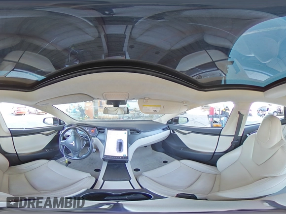 2018 Tesla Model S 75D with VIN 5YJSA1E48JF254615, listed as a Copart auction lot 49901715 with 109,694 mi miles and Salvage title. Bid and sale history available at DreamBid. Image 13.