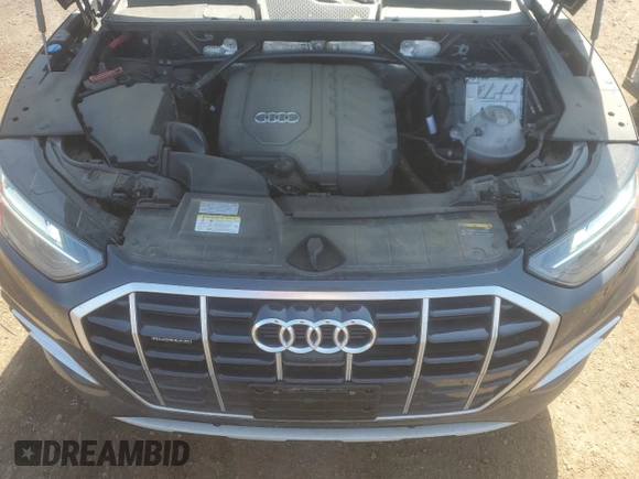 2021 Audi Q5 Premium Plus with VIN WA1BAAFY8M2118102, listed as a Copart auction lot 61657375 with 22,827 mi miles and Salvage title. Bid and sale history available at DreamBid. Image 12.
