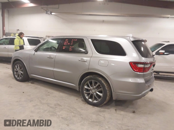 2017 Dodge Durango GT with VIN 1C4RDHDG8HC724613, listed as a IAAI auction lot 41988223 with 102,347 mi miles and . Bid and sale history available at DreamBid. Image 3.