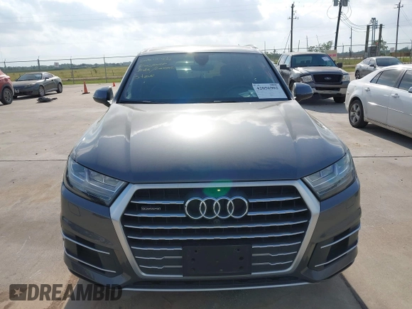 2019 Audi Q7 Premium Plus with VIN WA1LHAF76KD018184, listed as a IAAI auction lot 42056902 with 53,610 mi miles and . Bid and sale history available at DreamBid. Image 12.