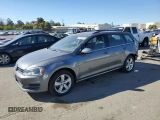 2015 Volkswagen Golf SportWagen TDI SE with VIN 3VWCA7AU2FM507120, listed as a Copart auction lot 73509374 with 68,538 mi miles and Salvage Title. Bid and sale history available at carsss.com. Image 1.