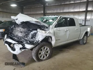 2021 Ram 3500 Laramie with VIN 3C63R3ML4MG619802, listed as a Copart auction lot 59257944 with 0 mi miles and Salvage Title. Bid and sale history available at carsss.com. Image 1.