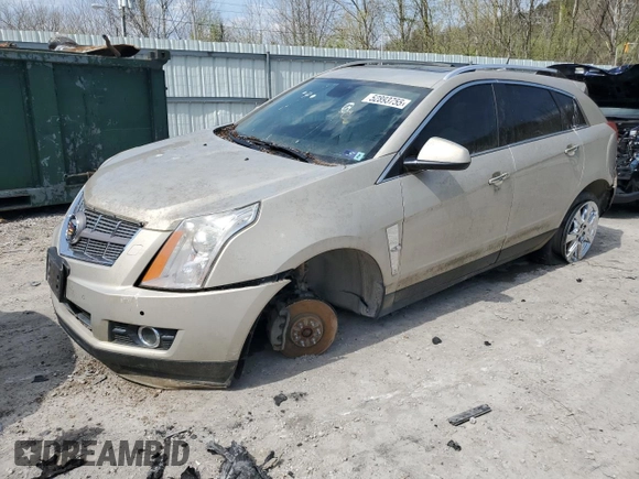 2010 Cadillac SRX Premium Collection with VIN 3GYFNCEY5AS620018, listed as a Copart auction lot 52893755 with Not provided miles and Salvage title. Bid and sale history available at DreamBid. Image 1.