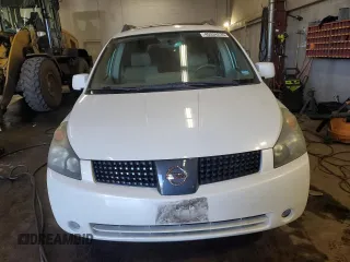 2004 Nissan Quest S with VIN 5N1BV28U54N357644, listed as a Copart auction lot 45334235 with 83,511 mi miles and Salvage Title. Bid and sale history available at carsss.com. Image 5.