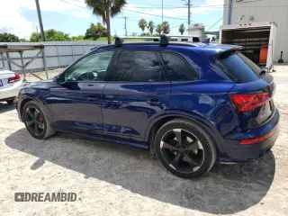 2019 Audi SQ5 Premium Plus with VIN WA1B4BFY6K2089998, listed as a Copart auction lot 60262294 with 75,022 mi miles and Salvage Title. Bid and sale history available at DreamBid. Image 2.