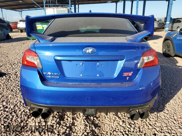 2021 Subaru WRX STI Limited with VIN JF1VA2W69M9812575, listed as a Copart auction lot 82575854 with 41,507 mi miles and Salvage Title. Bid and sale history available at carsss.com. Image 6.