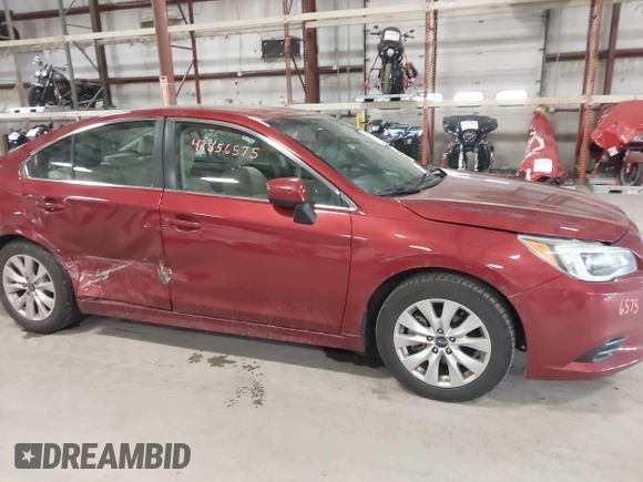2015 Subaru Legacy 2.5i Premium with VIN 4S3BNBC63F3003455, listed as a IAAI auction lot 41856575 with 202,416 mi miles. Bid and sale history available at carsss.com. Image 13.