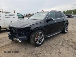 2021 Mercedes-Benz GLE 450 with VIN 4JGFB5KB9MA299161, listed as a Copart auction lot 58394955 with 45,363 mi miles and Salvage title. Bid and sale history available at DreamBid. Image 1.