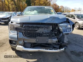 2024 Ford Ranger LARIAT with VIN 1FTER4KH3RLE18571, listed as a Copart auction lot 77970604 with 2,375 mi miles and Salvage Title. Bid and sale history available at carsss.com. Image 5.