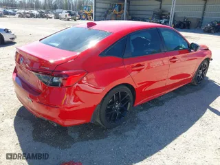 2024 Honda Civic Sedan Sport with VIN 2HGFE2F56RH559220, listed as a IAAI auction lot 41666986 with 11,797 mi miles. Bid and sale history available at carsss.com. Image 4.