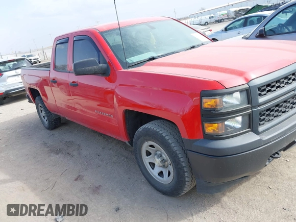2014 Chevrolet Silverado 1500 Work Truck with VIN 1GCVKPEH0EZ255239, listed as a IAAI auction lot 41810917 with 132,821 mi miles and . Bid and sale history available at DreamBid. Image 1.