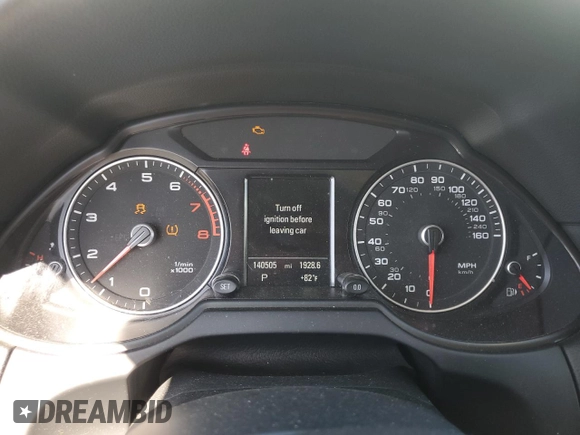 2015 Audi Q5 Premium Plus with VIN WA1LFAFP5FA020120, listed as a Copart auction lot 57253915 with 140,505 mi miles and Salvage title. Bid and sale history available at DreamBid. Image 9.