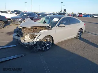 2018 Honda Accord Sedan Sport 1.5T with VIN 1HGCV1F33JA251114, listed as a IAAI auction lot 41838927 with 92,994 mi miles. Bid and sale history available at carsss.com. Image 2.