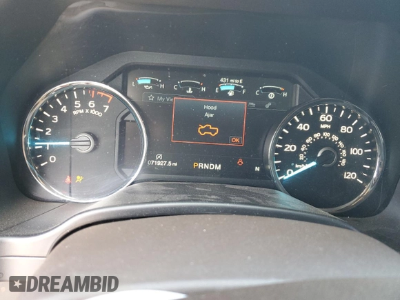 2020 Ford F-150 XL with VIN 1FTEW1E58LFC66611, listed as a Copart auction lot 47064835 with 71,927 mi miles and Clean title. Bid and sale history available at DreamBid. Image 9.