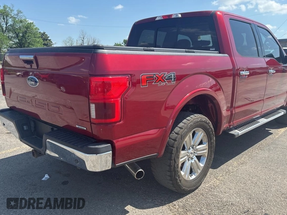 2018 Ford F-150 XL with VIN 1FTEW1EG8JKE58133, listed as a Copart auction lot 53719555 with 77,877 mi miles and Clean Title. Bid and sale history available at carsss.com. Image 4.