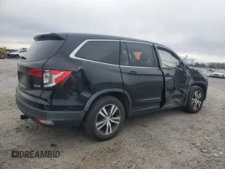 2016 Honda Pilot EX-L with VIN 5FNYF6H55GB053423, listed as a Copart auction lot 50523045 with 155,959 mi miles and Salvage Title. Bid and sale history available at carsss.com. Image 3.