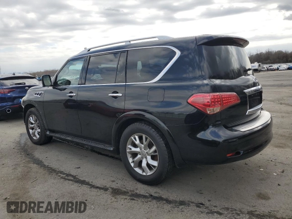2013 Infiniti QX56 with VIN JN8AZ2NE8D9042688, listed as a Copart auction lot 50520505 with 88,145 mi miles and Salvage Title. Bid and sale history available at DreamBid. Image 2.