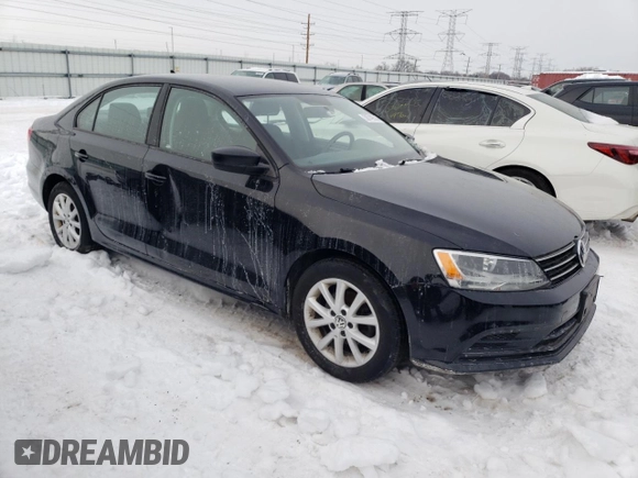 2015 Volkswagen Jetta SE with VIN 3VWD17AJ0FM247567, listed as a Copart auction lot 58827334 with 105,650 mi miles and Non repairable. Bid and sale history available at DreamBid. Image 4.