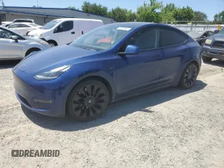 2022 Tesla Model Y Performance с VIN 7SAYGDEF6NF337710, выставлен на аукционе Copart как лот 60200985 с пробегом 101 168 миль миль и Списание • Salvage title. История ставок и продаж доступна на DreamBid. Изображение 1.