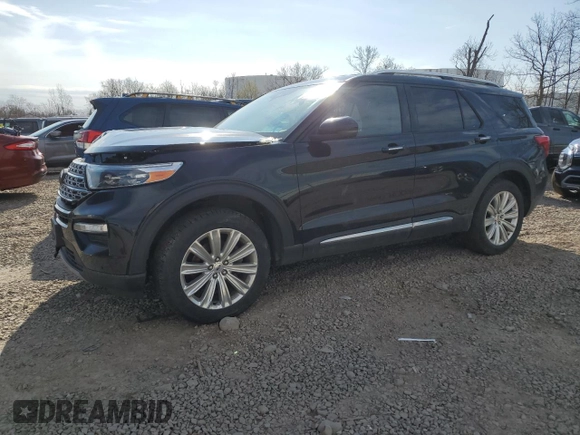 2020 Ford Explorer Limited with VIN 1FMSK8FHXLGB45021, listed as a Copart auction lot 53300745 with 122,959 mi miles and Salvage Title. Bid and sale history available at carsss.com. Image 1.