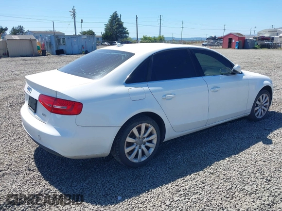 2013 Audi A4 Premium с VIN WAUAFAFL6DN040938, выставлен на аукционе IAAI как лот 39591195 с пробегом 126 384 миль миль и . История ставок и продаж доступна на DreamBid. Изображение 4.