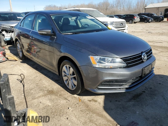 2015 Volkswagen Jetta Sedan 1.8T SE with VIN 3VWD07AJ9FM236988, listed as a Copart auction lot 42636825 with 98,847 mi miles and Salvage Title. Bid and sale history available at carsss.com. Image 4.