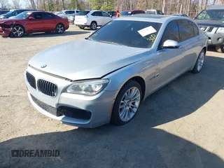 2013 BMW 7 Series 750Li xDrive with VIN WBAYF8C59DD140244, listed as a IAAI auction lot 41754655 with 97,470 mi miles. Bid and sale history available at carsss.com. Image 17.