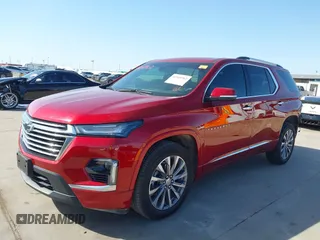 2023 Chevrolet Traverse Premier with VIN 1GNERKKW5PJ312139, listed as a IAAI auction lot 42018962 with 18,460 mi miles and . Bid and sale history available at DreamBid. Image 2.