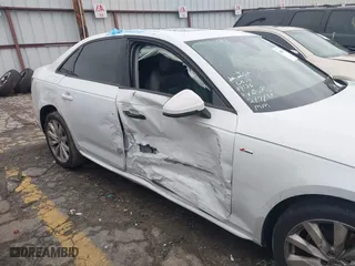 2018 Audi A4 Premium with VIN WAUKMAF47JN012032, listed as a IAAI auction lot 41600847 with 70,815 mi miles. Bid and sale history available at carsss.com. Image 6.