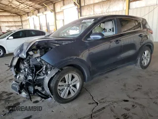 2019 Kia Sportage LX with VIN KNDPM3AC9K7613841, listed as a Copart auction lot 52531705 with 117,425 mi miles and Salvage Title. Bid and sale history available at carsss.com. Image 1.