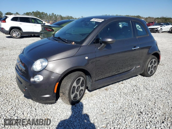 2016 FIAT 500e z VIN 3C3CFFGE7GT193152, wystawiony jako Copart lot #45916535 z przebiegiem 62 485 mil mil oraz Czysty tytuł • Clean title. Historia ofert i sprzedaży dostępna na DreamBid. Obrazek 1.