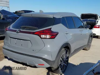 2023 Nissan Kicks SV with VIN 3N1CP5CV0PL496317, listed as a IAAI auction lot 42225207 with 37,802 mi miles and . Bid and sale history available at DreamBid. Image 4.