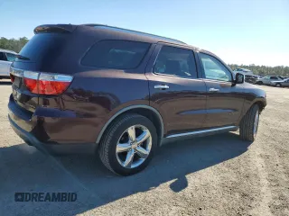 2012 Dodge Durango Citadel with VIN 1C4RDHEG5CC130259, listed as a Copart auction lot 82764844 with 145,930 mi miles and Salvage title. Bid and sale history available at DreamBid. Image 3.