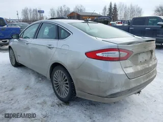 2014 Ford Fusion Titanium Hybrid with VIN 3FA6P0RU1ER291455, listed as a IAAI auction lot 41821152 with 108,408 mi miles. Bid and sale history available at carsss.com. Image 3.
