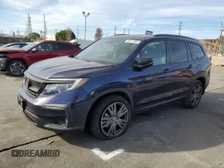 2022 Honda Pilot Sport with VIN 5FNYF6H32NB032847, listed as a Copart auction lot 42511905 with 28,420 mi miles and Salvage Title. Bid and sale history available at carsss.com. Image 1.