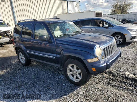 2005 Jeep Liberty Limited with VIN 1J4GK58K95W633445, listed as a Copart auction lot 86104754 with 149,972 mi miles and Salvage Title. Bid and sale history available at carsss.com. Image 4.