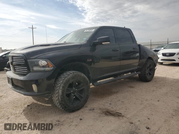2016 Ram 1500 Sport with VIN 1C6RR6MT1GS164450, listed as a Copart auction lot 86756004 with 88,678 mi miles and Salvage Title. Bid and sale history available at carsss.com. Image 1.