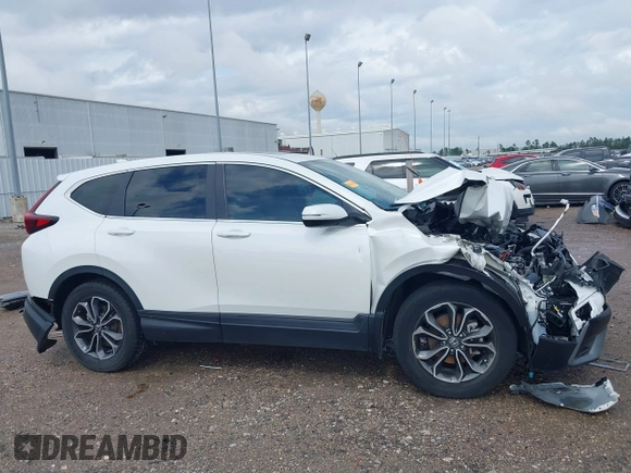 2020 Honda CR-V EX-L with VIN 5J6RW1H85LA001238, listed as a IAAI auction lot 42108832 with 19,059 mi miles. Bid and sale history available at carsss.com. Image 14.