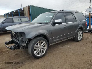 2015 Ford Expedition Platinum z VIN 1FMJU1LT9FEF46551, wystawiony jako Copart lot #46328005 z przebiegiem 210 984 mil mil oraz Szkoda całkowita • Salvage title. Historia ofert i sprzedaży dostępna na DreamBid. Obrazek 1.
