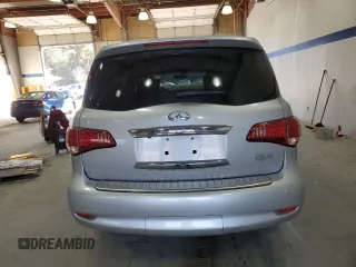 2011 Infiniti QX56 7-passenger with VIN JN8AZ2NE3B9005965, listed as a Copart auction lot 79526624 with 169,888 mi miles and Salvage Title. Bid and sale history available at carsss.com. Image 6.