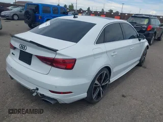 2020 Audi RS 3 with VIN WUABWGFF4LA904611, listed as a IAAI auction lot 42860543 with 36,566 mi miles and . Bid and sale history available at DreamBid. Image 4.
