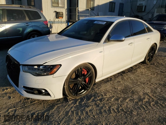 2013 Audi S6 Prestige with VIN WAUF2AFC8DN102860, listed as a Copart auction lot 79547724 with 98,485 mi miles and Salvage Title. Bid and sale history available at carsss.com. Image 1.