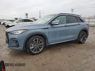 2023 Infiniti QX50 Sport with VIN 3PCAJ5FBXPF118799, listed as a Copart auction lot 79466344 with 10,967 mi miles and Salvage Title. Bid and sale history available at DreamBid. Image 1.