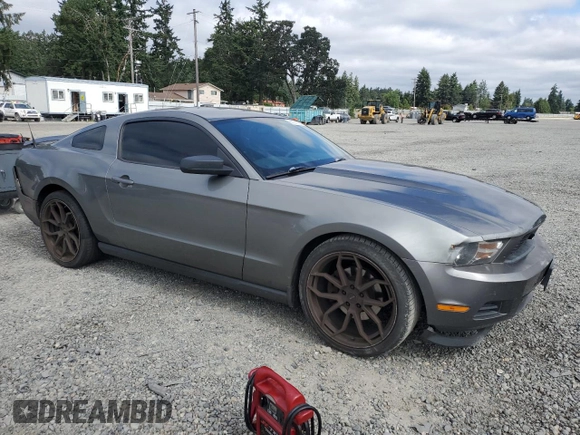 2011 Ford Mustang V6 with VIN 1ZVBP8AM6B5165784, listed as a Copart auction lot 63337625 with 178,110 mi miles and Salvage title. Bid and sale history available at DreamBid. Image 4.