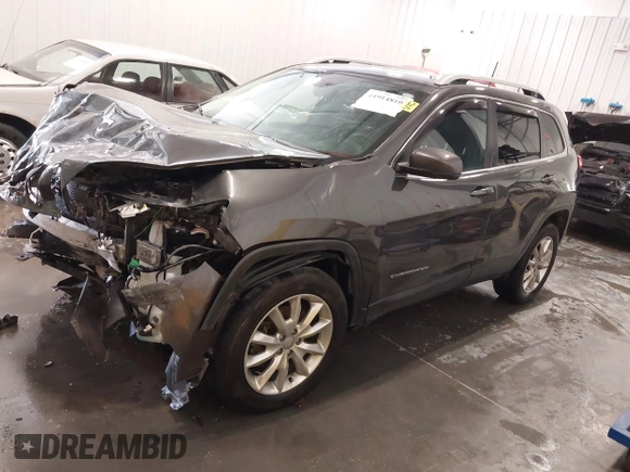 2016 Jeep Cherokee Limited with VIN 1C4PJMDS3GW296279, listed as a IAAI auction lot 41914810 with 124,886 mi miles and . Bid and sale history available at DreamBid. Image 23.