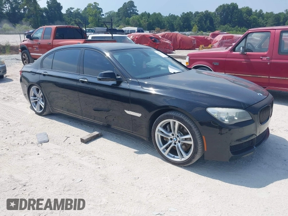 2013 BMW 7 Series 750Li xDrive with VIN WBAYF8C53DDE59223, listed as a IAAI auction lot 42602724 with 145,058 mi miles and . Bid and sale history available at DreamBid. Image 1.